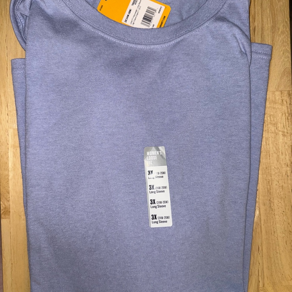 Carhartt Women's 3x Loose Fit Long Sleeve Shirt NWT